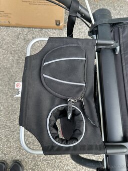 Thule Chariot sport single + doplnky - 8