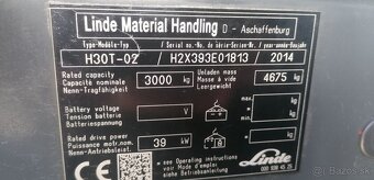 LINDE H30T-02 triplex, boční posuv  SLEVA - 8