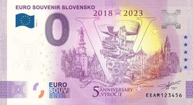 0 euro / 0 € souvenir bankovky 2023/1 - 8