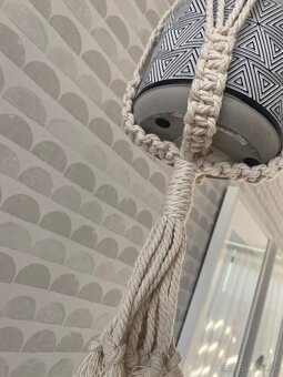 Boho set IKEA vešiak na kvetináč a obal - 8