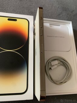 Predam iphone 14 PRO MAX 512GB Zlatý Používaný mobil - 8