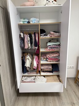 Detská skriňa, komoda, prebaľovací pult. - 8
