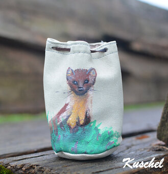 Maľované mešteky, kožené - 8