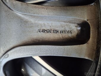 5x112 r18 ET41 x 8J elektróny originál MERCEDES - 8