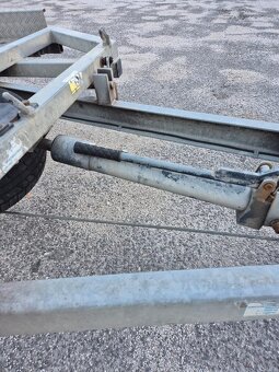 AKB prívesný vozík, preprava AUT, podvalník 2x ossý - 8