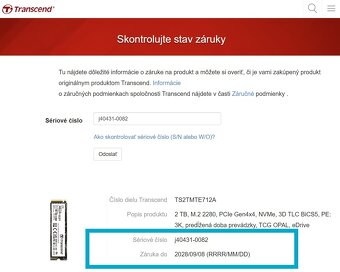 2TB Transcend MTE712A PCIe NVMe 4.0 x4 Industrial - 4 000TBW - 8