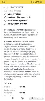 Manželská posteľ MEDINE - 8