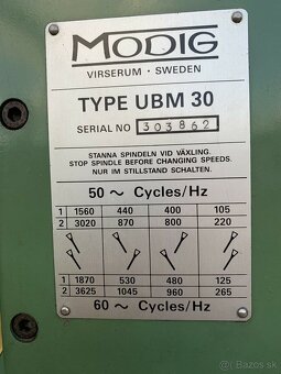 Frézovací stroj Modig UBM 30 Heidenhain Positip - 8