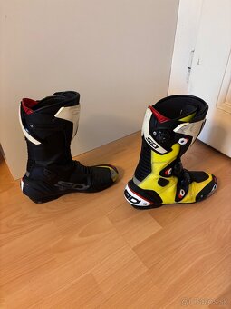 Predám moto čižmy Sidi MAG1 – Fluorescent Yellow, veľkosť 43 - 8