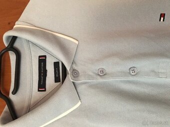 TOMMY HILFIGER originál belasé pánske polotricko L/XL - 8