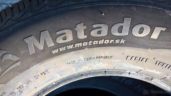 LETNÉ 255/65 R16 109H SUV MATADOR 8 mm 2019 - LEN 250-€/sada - 8
