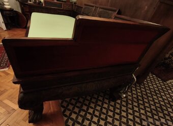 Unikátna starožitná čínska posteľ - 8