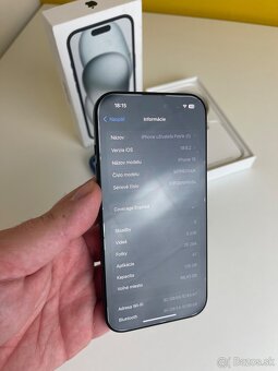 Predám vymením Iphone 15 128GB Black - 8