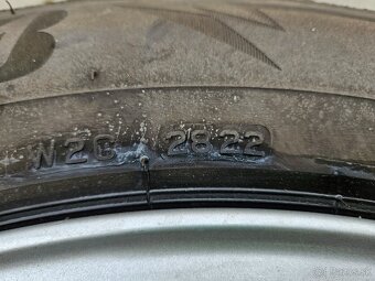 ALU DISKY SKODA RATIKON ORIGINAL R17+ZIMNÉ PNEU BRIDGESTONE - 8