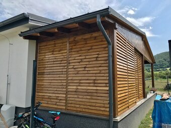 Pergoly Altánky Prístrešky Terasy Drevené Žaluzie - 8