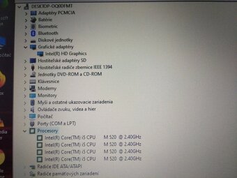 predám ntb HP / 4gb ram / Intel core i5 / 120gb ssd disk- - 8