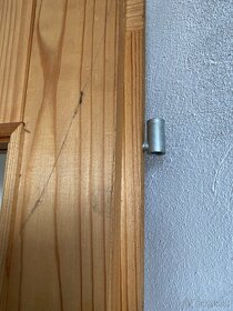 Ľavé dvere drevené falcovane (bez skla) nepoužité 80x197cm - 8