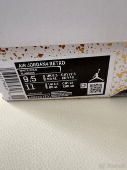 Jordan 4 metalic gold - 8