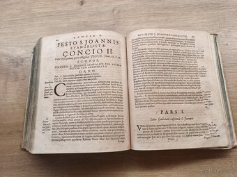 Starožitná latinská kniha 1677 pergamenová väzba - 8