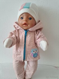 Zimné sety pre 43 cm baby born bábiky - 8