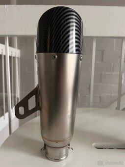 Športový Nerezový ladený univerzálny moto výfuk Nový - 8