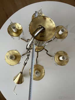 opravený kryštálový luster - 8