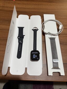 Apple Watch 8 Stainless steel ESIM 45mm,batéria 100% - 8