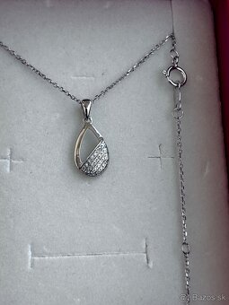 Zlatý náhrdelník s diamantami - 8