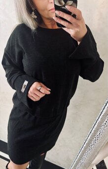 Damske pohodlne šatičky Ema black - 8