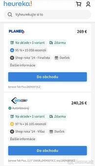 Tablet Lenovo Tab Plus Zabaleny v zaruke - 8