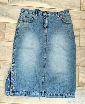 Riflové šaty G-star Raw a sukne - 8