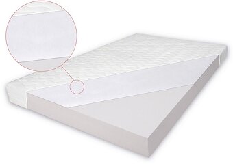 Postieľka Basic Biela / Prírodná viac farieb - 8