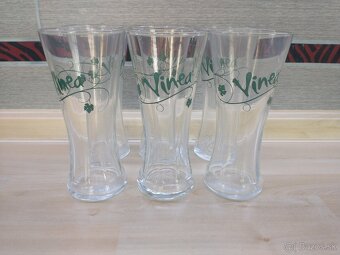 poháre 300ml, štamperlíky - 8