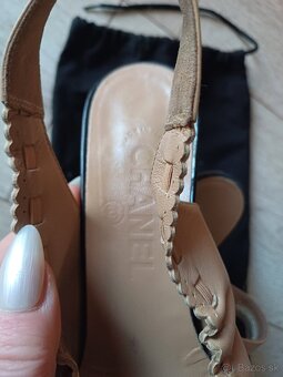 Predám originál Chanel kožené poltopánky 38.5 - 8