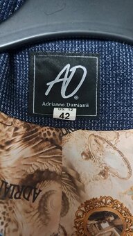 Krásny modrý - teplý kabát veľ. 42 - 8