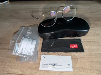 NOVÉ RayBan Hexagonal Silver okuliare PC 130€ - 8