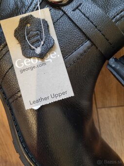 nové kožené čižmy George veľ. 36 - 8