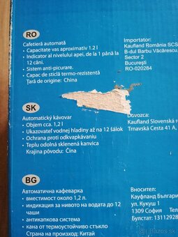 Prekvapkavaci kávovar - 8