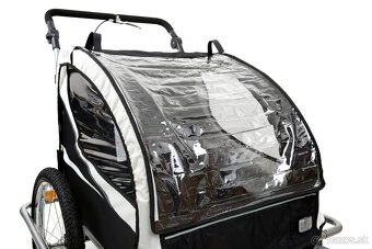 Nový cyklovozík 2v1, príves za bycikel, trojkolka - 8