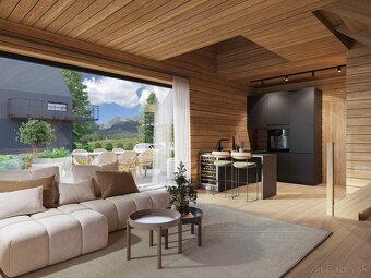 Nadčasový projekt chalety pod Gerlachom s krásnym výhľadom - 8