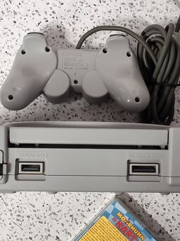 PS1 / SCPH-5502 PLAYSTATION 1 + GAMEPAD PREPAJACI KABEL GAME - 8