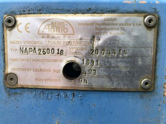 Postrekovač Agrio Napa 2500l 18m - 8