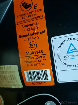 Autosedačka Britax Römer - 8