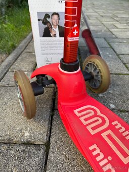 Kolobežka Mini Micro Deluxe červená, v 2r+ - 8