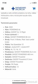 Bicykel hliníkový 12 novy Ghost Powerkid 2023 - 8