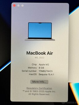 MacBook Air M2 8GB 13,6” - 8
