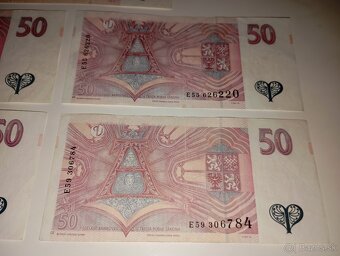 BANKOVKY 50 KČ 1997, SÉRIE E, PĚKNÉ STAVY - 8