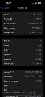 iPhone 16 plus 128 GB Black - 8