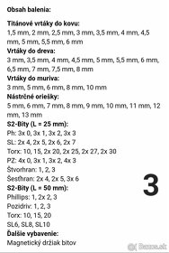 VŔTAČKA S PRÍKLEPOM, ŠROBOVÁKY BLACK & DECKER SADA, GÜDE - 8