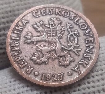 Československé  medené 10haliere. - 8